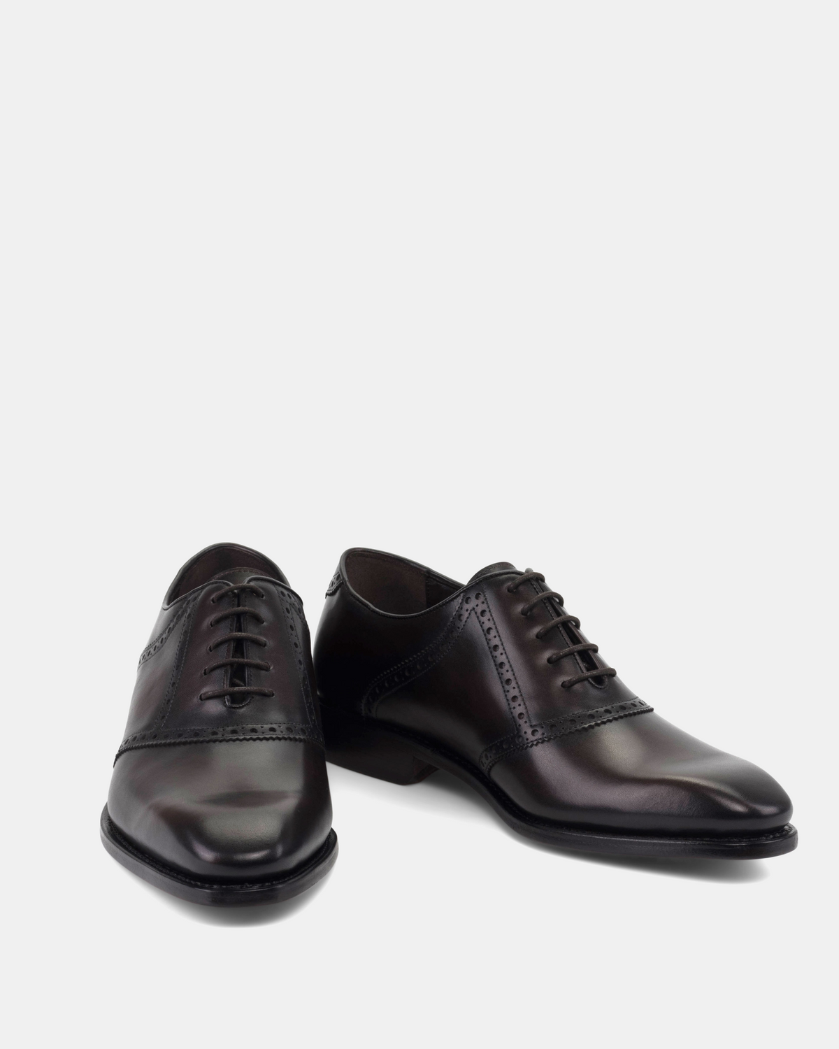 Martin Dark Brown Saddle Oxford - 722