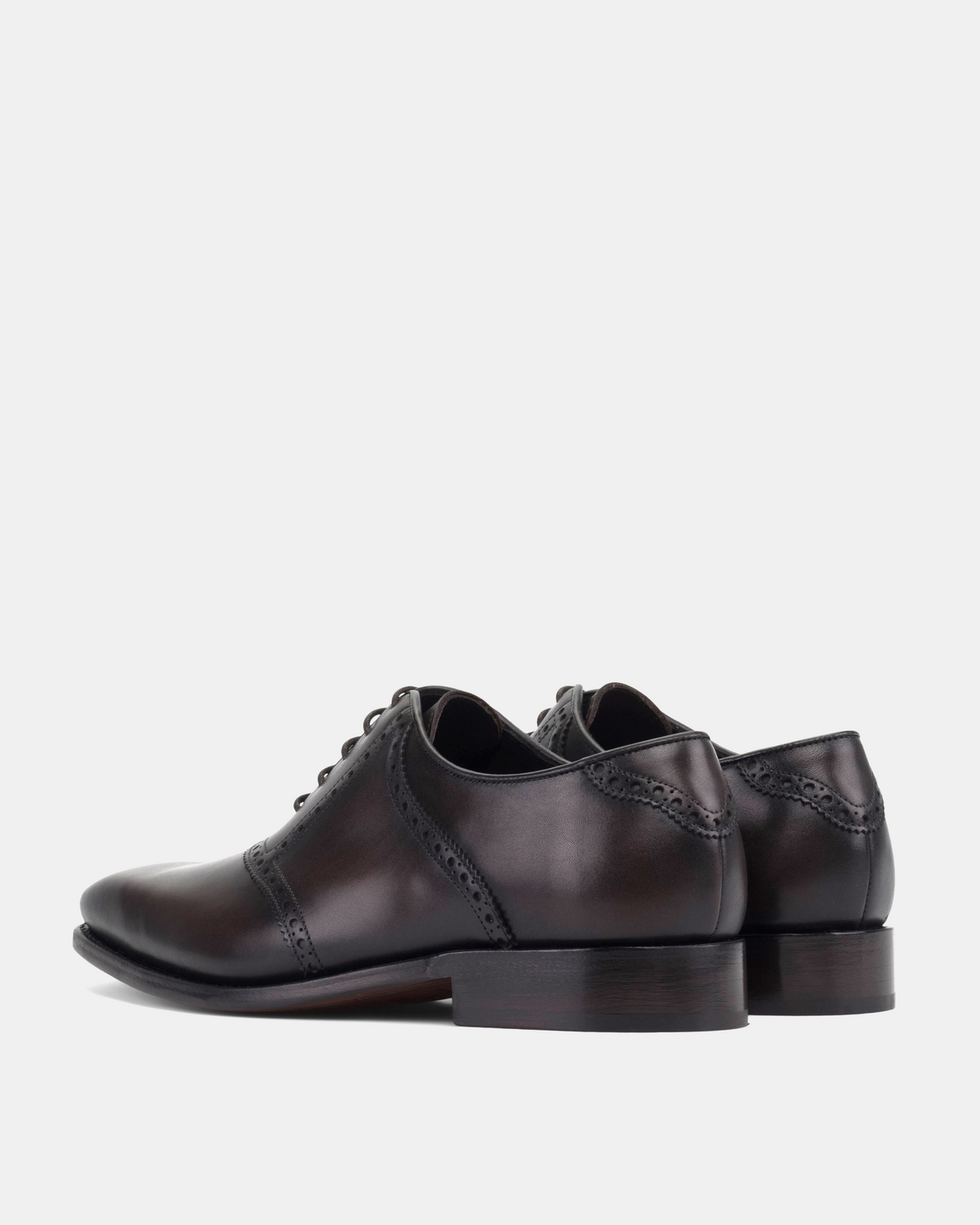 Martin Dark Brown Saddle Oxford - 722