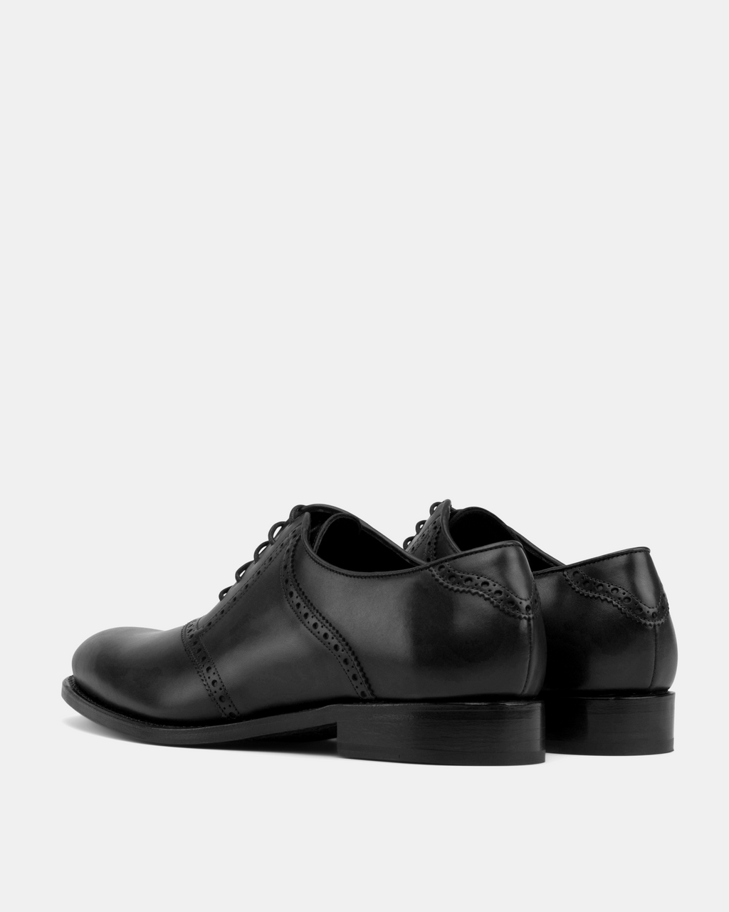 [SALE] - Martin Black Saddle Oxford - 675