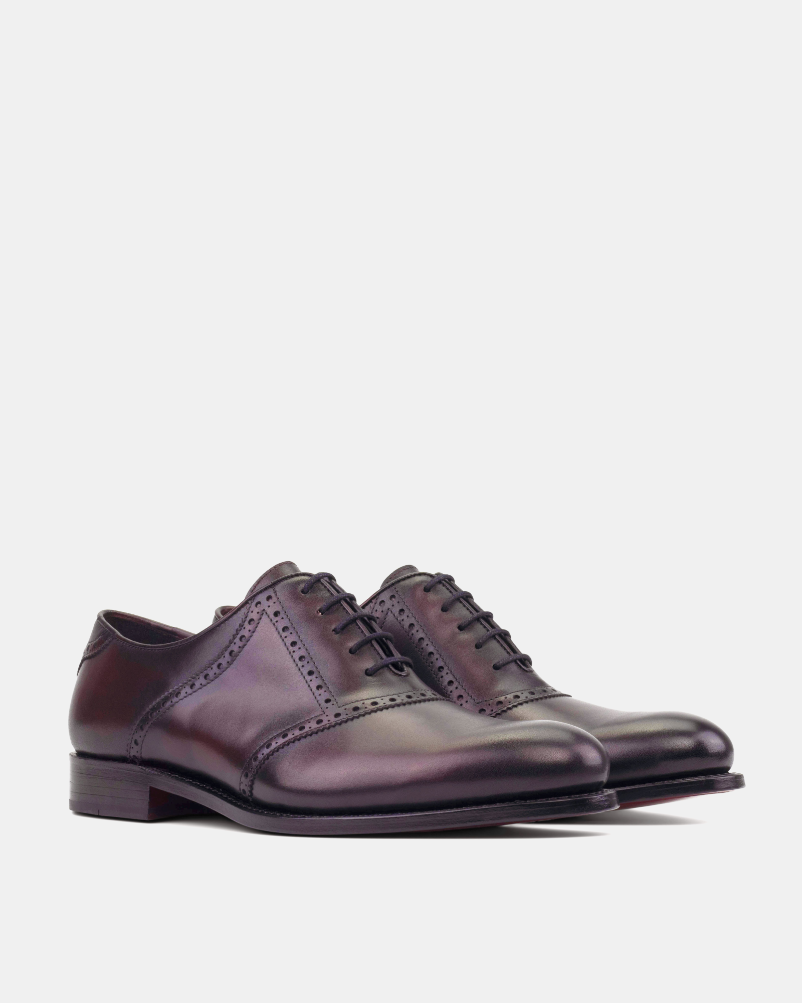 Martin Burgundy Saddle Oxford - 675