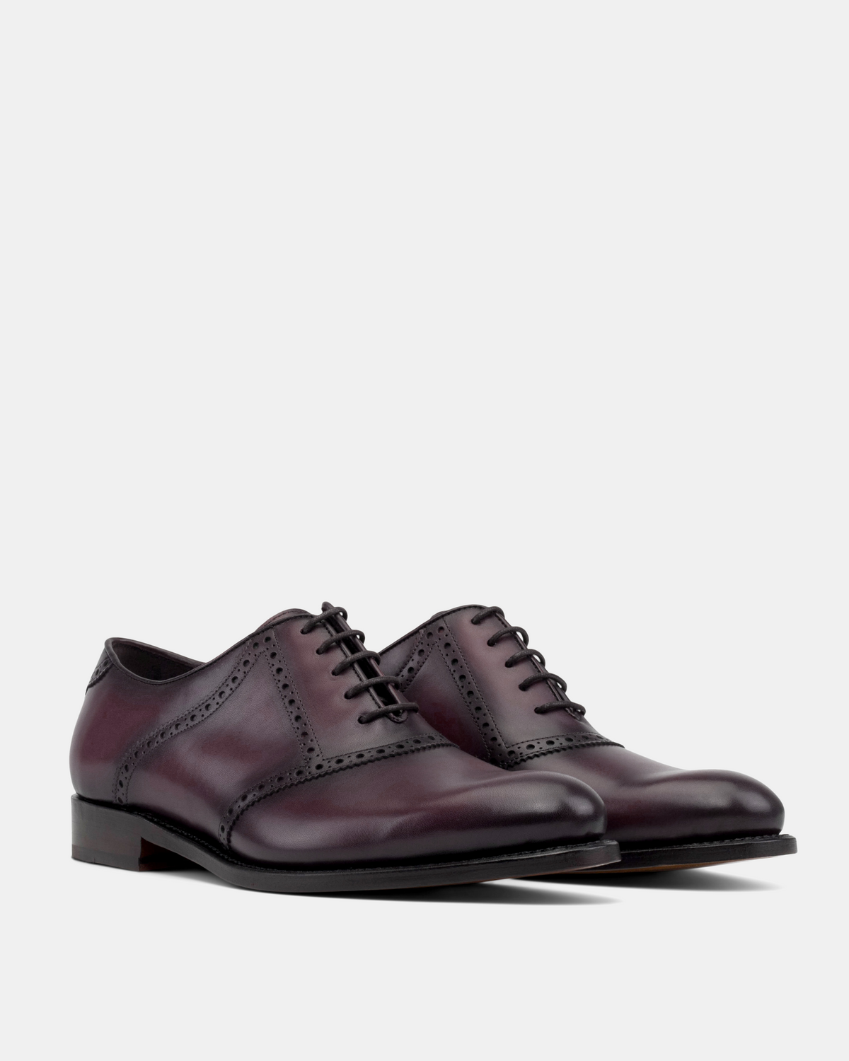 [SALE] - Martin Oxblood Saddle Oxford - 675