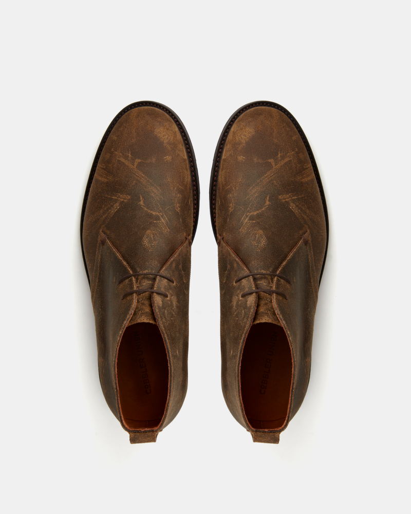 Waterproof suede 2025 chukka boots