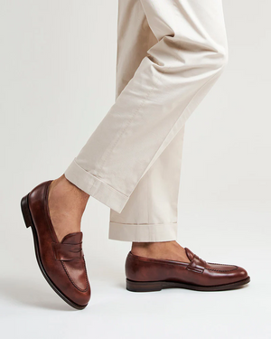 Loafer cognac sale