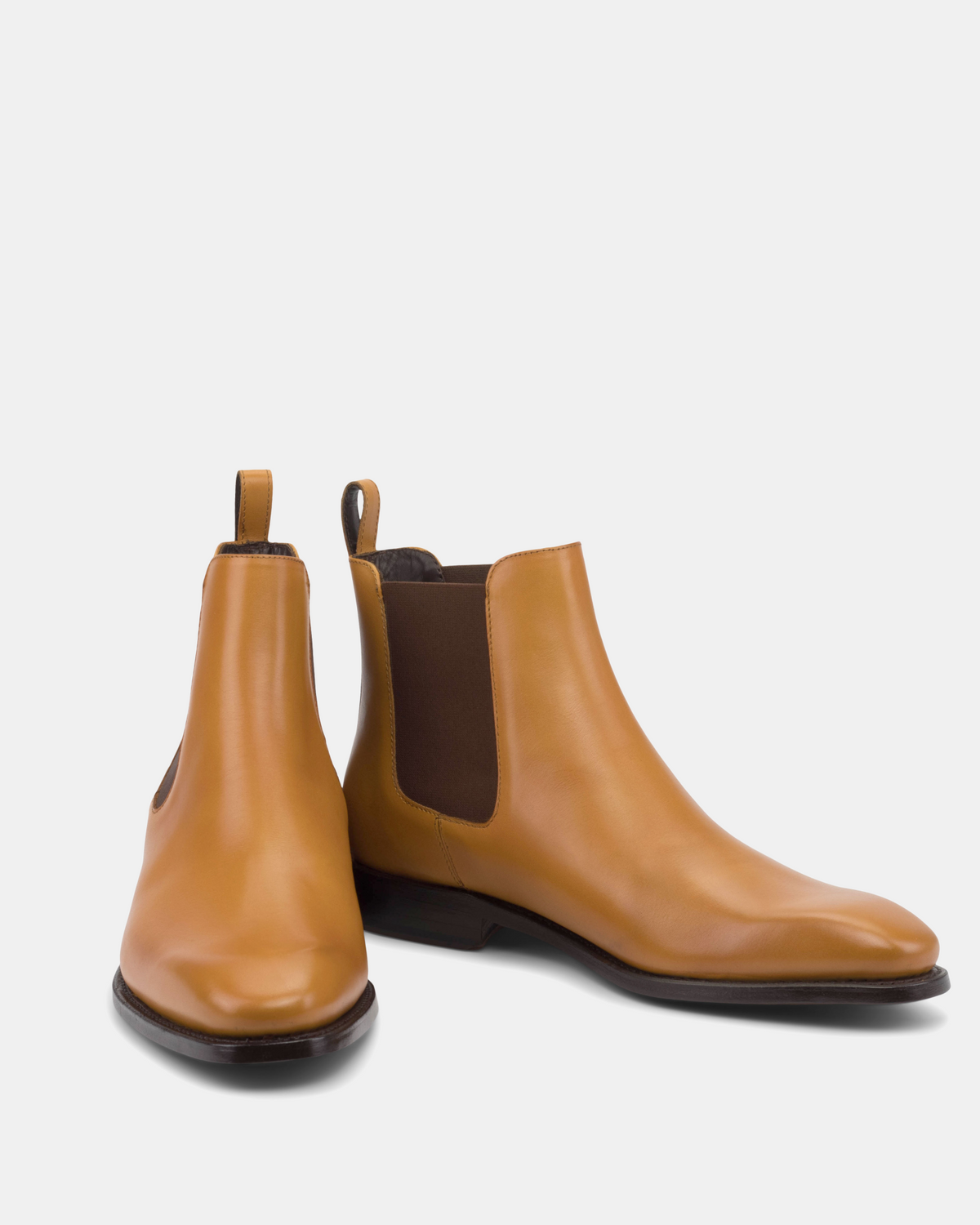 Bennett Smooth Mustard Chelsea Boot - 722