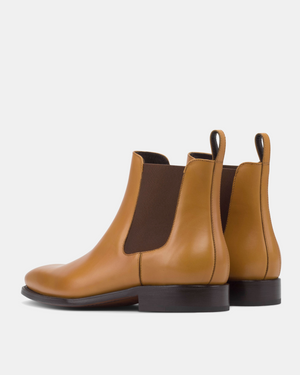 Bennett Smooth Mustard Chelsea Boot - 722
