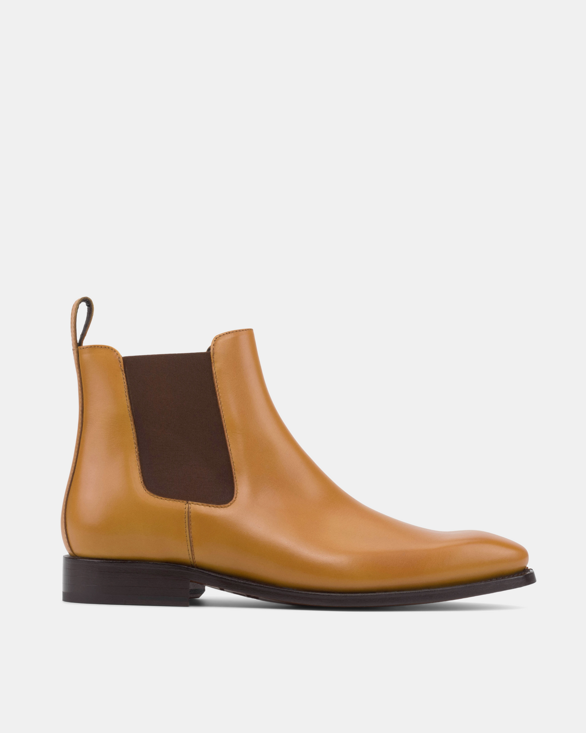Bennett Smooth Mustard Chelsea Boot - 722
