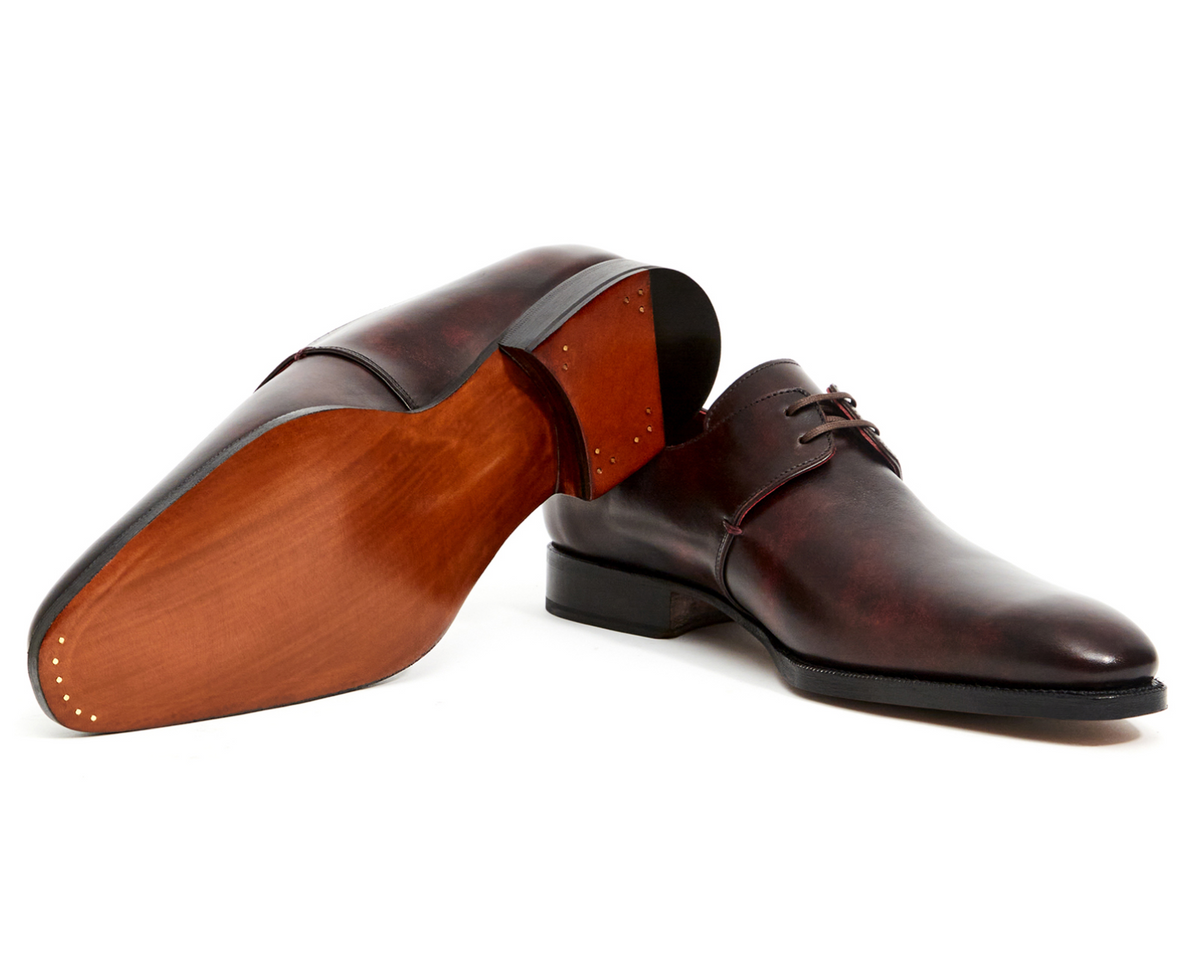 Museum Oxblood Leather Derby Dress Shoe - Cobbler Union