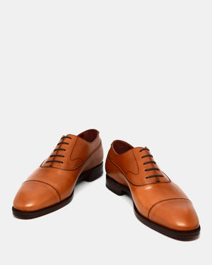 Cognac Calf Oxford Shoe