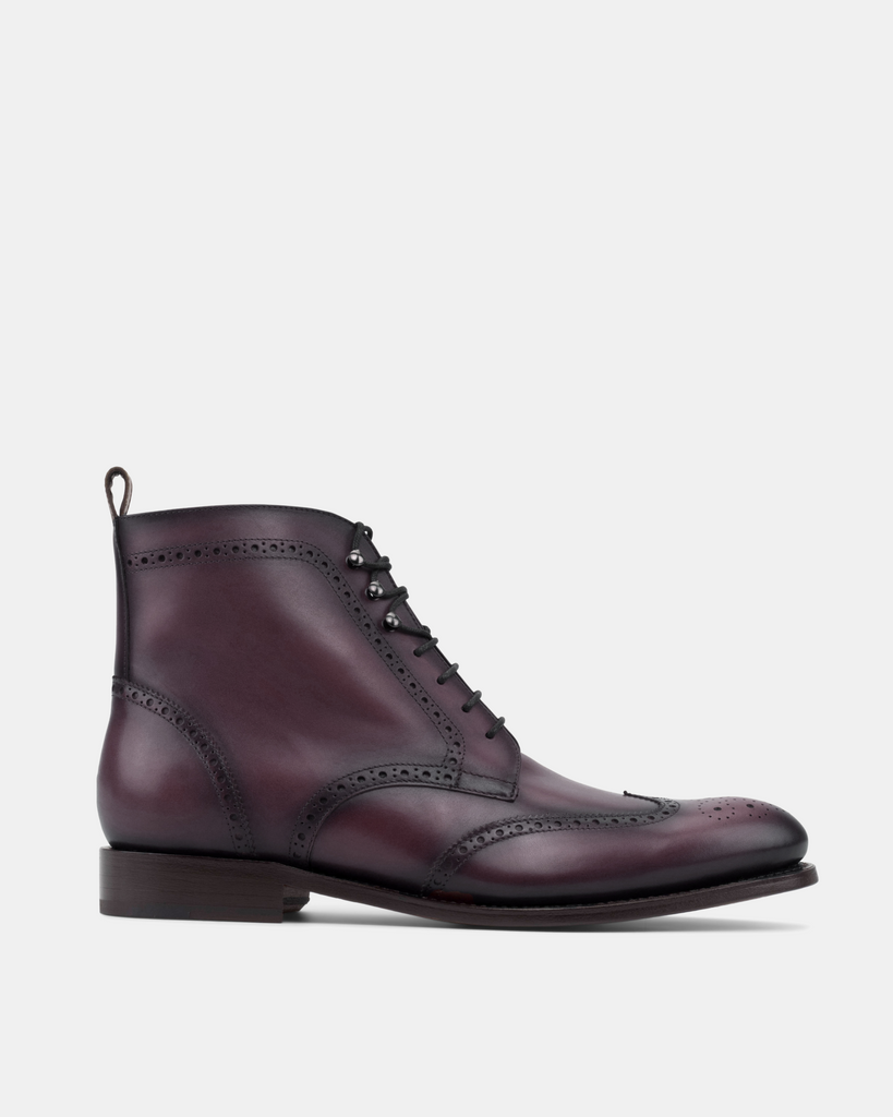 John Oxblood Wingtip Brogue Boot