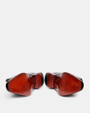 Museum Oxblood Leather Chelsea Boot