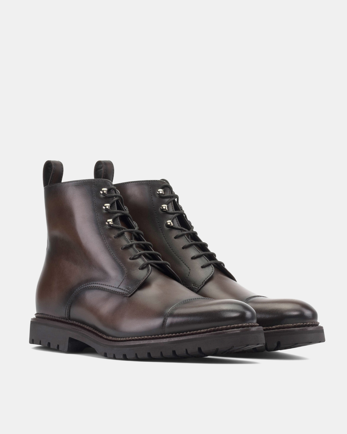 Preston Dark Brown Jumper Boot Commando - 675