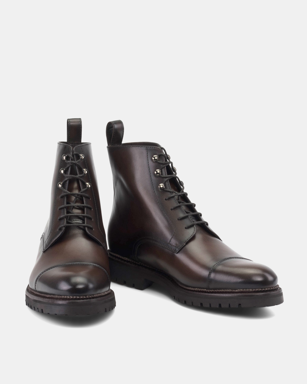 Preston Dark Brown Jumper Boot Commando - 675