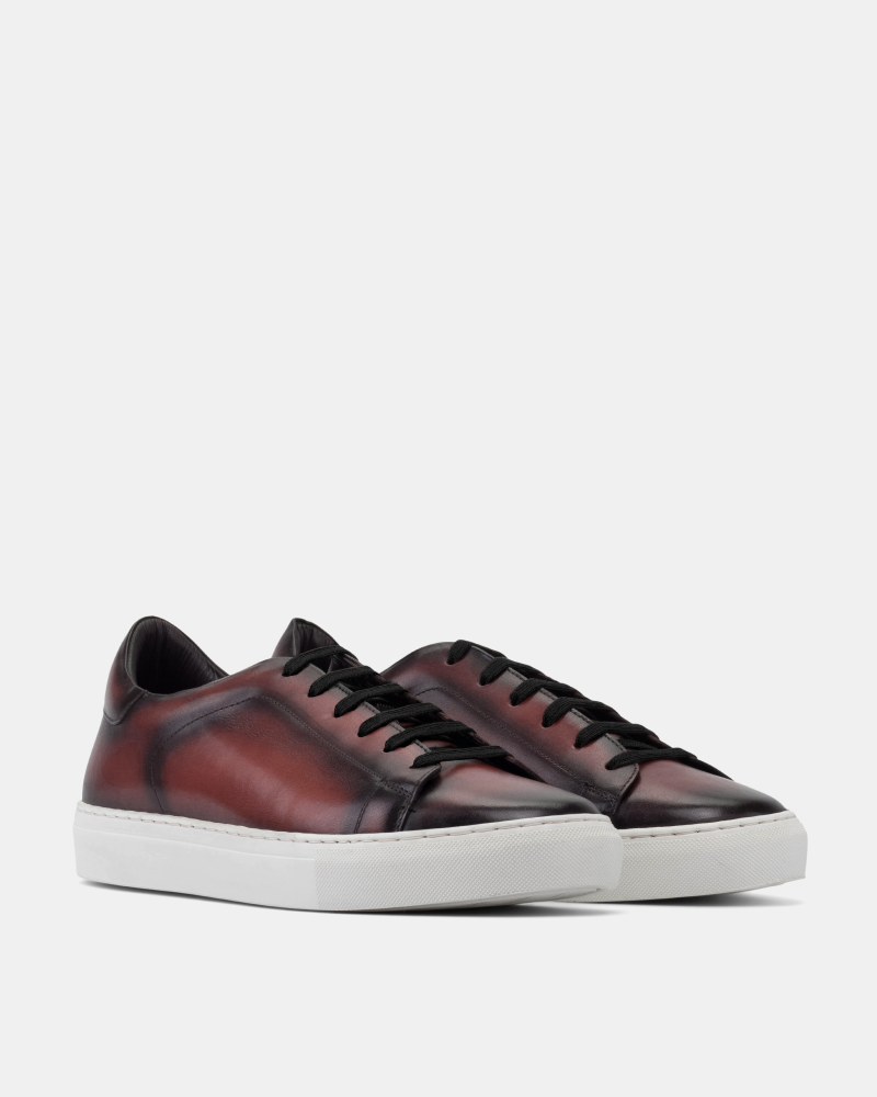 Red Leather Dress Sneaker