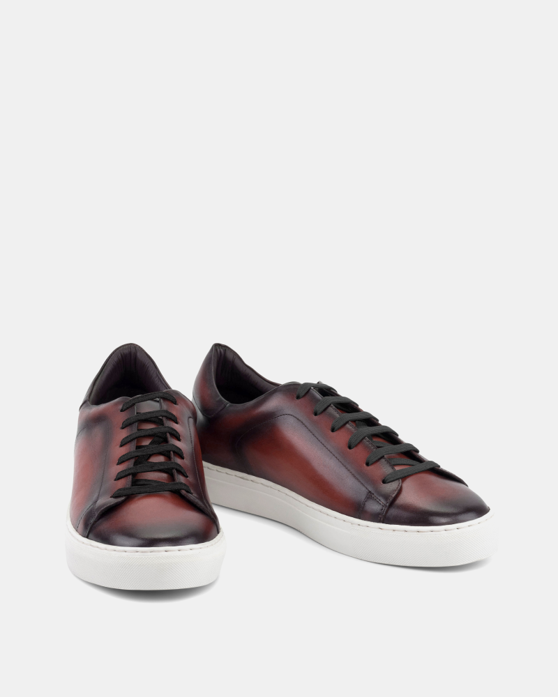 Red Leather Dress Sneaker