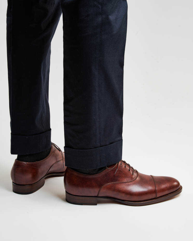 Museum Cognac Cap Toe Oxford Dress Shoe 10.5 UK / 11.5 US Museum Cognac Cap Toe Oxford Dress Shoe 10.5 UK / 11.5 US