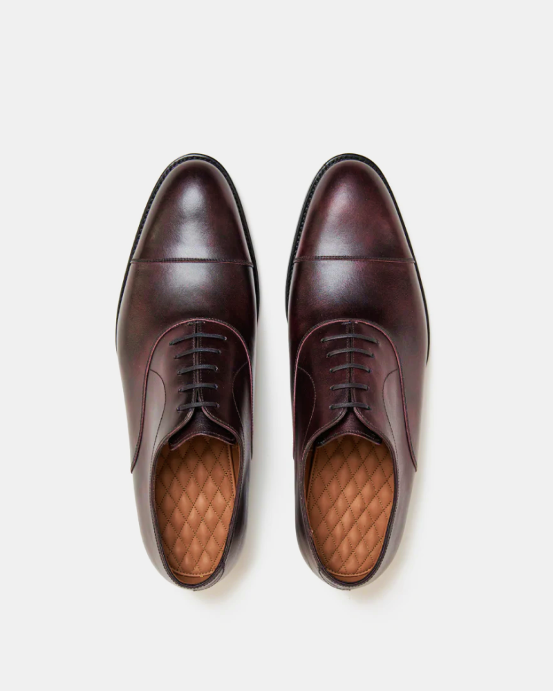 Museum Oxblood Cap Toe Oxford Dress Shoe 8.5 UK / 9.5 US