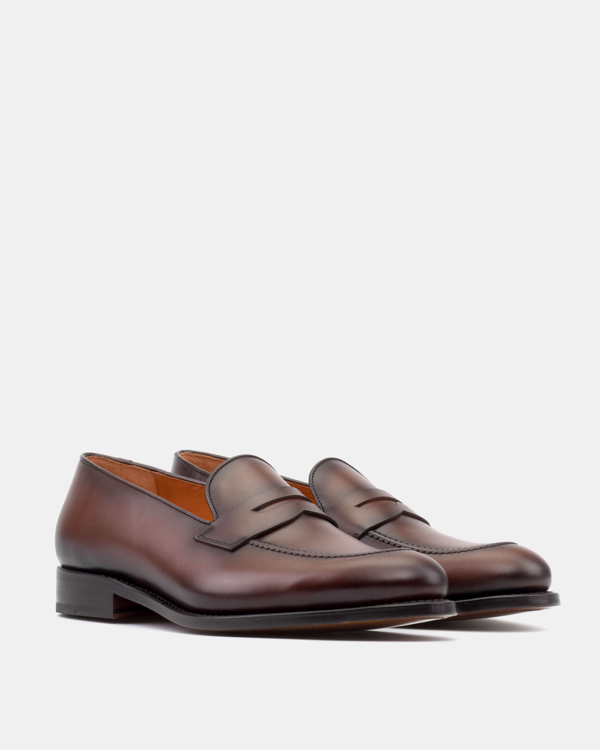 Smith Brown Calf Penny Loafer - 675