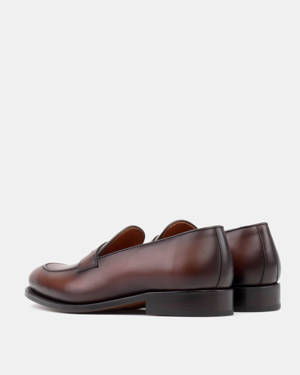 [SALE] - Smith Brown Calf Penny Loafer - 675