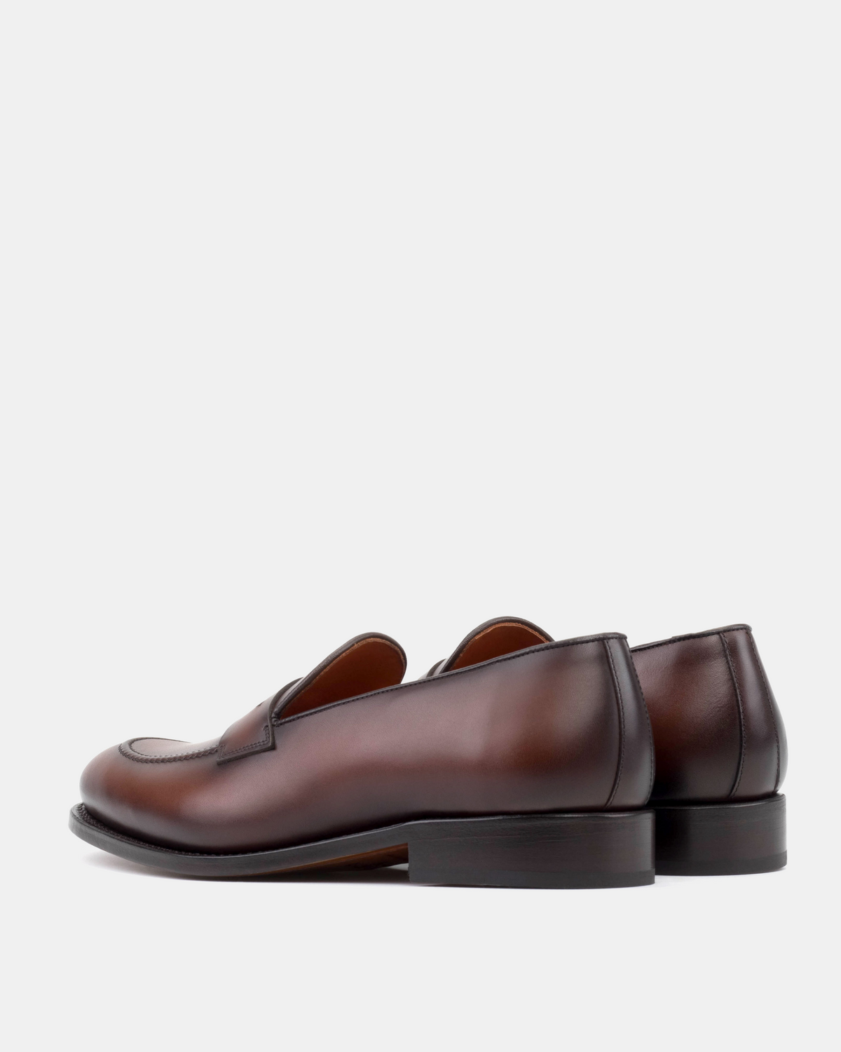 [SALE] - Smith Brown Calf Penny Loafer - 675