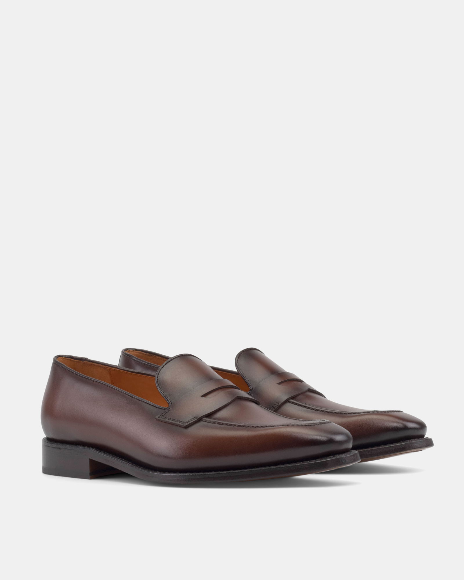 Smith Brown Calf Penny Loafer - 722