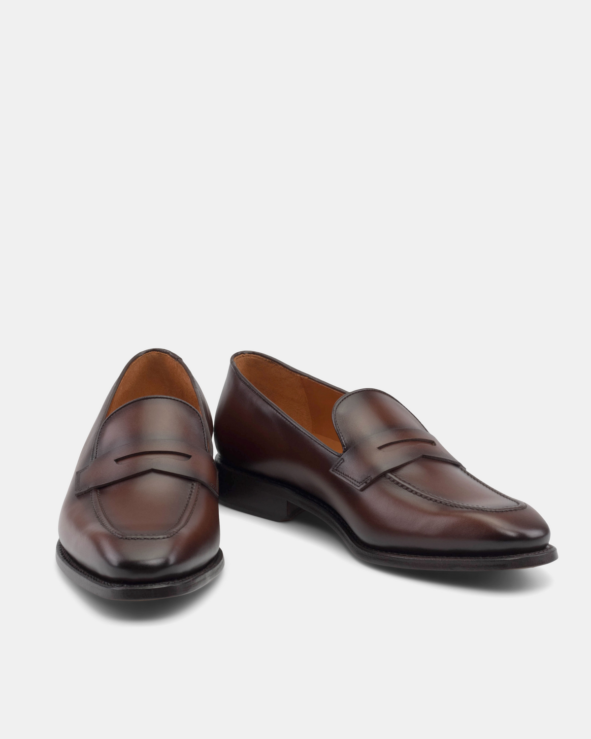 [SALE] - Smith Brown Calf Penny Loafer - 722