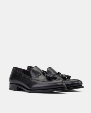 Thomas Black Tassel Loafer - 675
