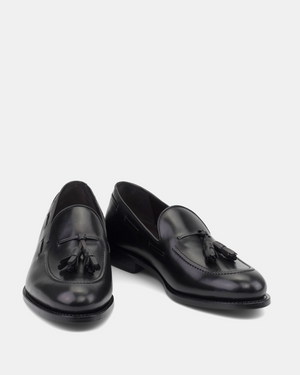 Thomas Black Tassel Loafer - 675
