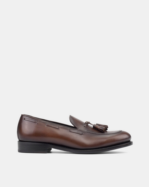 Thomas Brown Calf Tassel Loafer - 675
