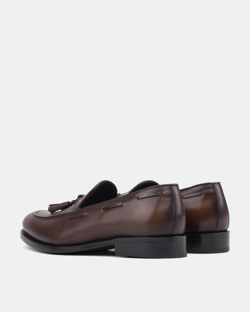 Thomas Brown Calf Tassel Loafer - 675