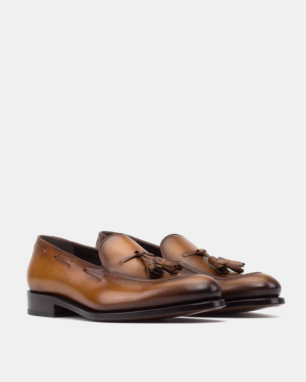 Thomas Cognac Tassel Loafer - 675 - Cobbler Union Thomas Cognac Tassel Loafer - 675 - Cobbler Union