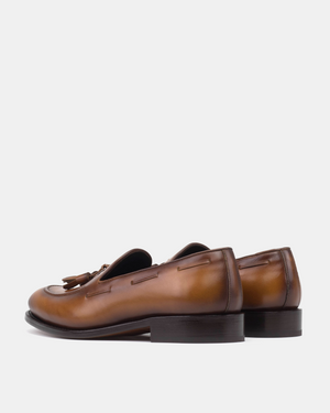 Thomas Cognac Tassel Loafer - 675