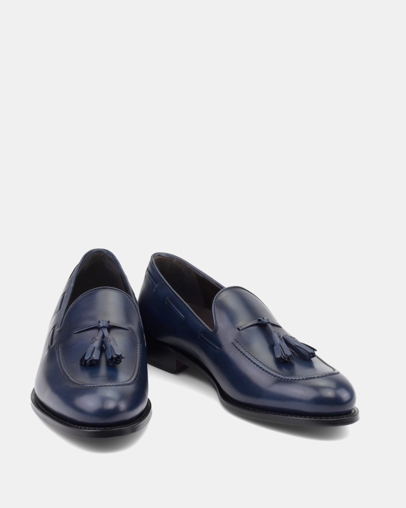 Thomas Navy Tassel Loafer - 675