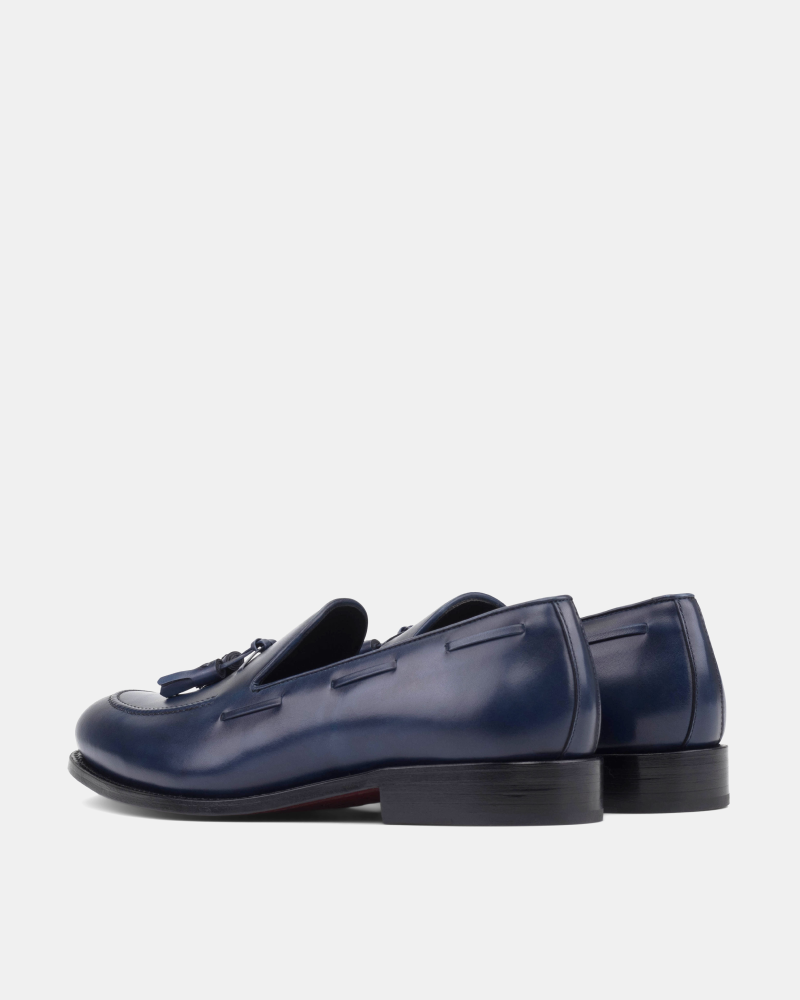 Thomas Navy Tassel Loafer - 675