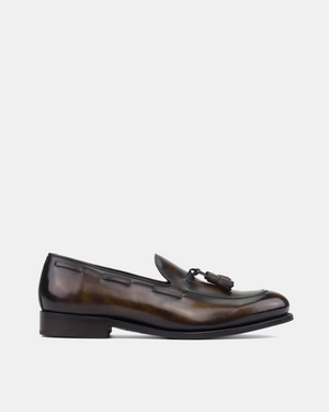 Thomas Tobacco Patina Tassel Loafer - 675