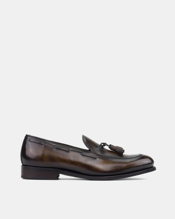 Thomas Tobacco Patina Tassel Loafer - 675 - Cobbler Union display picture 2