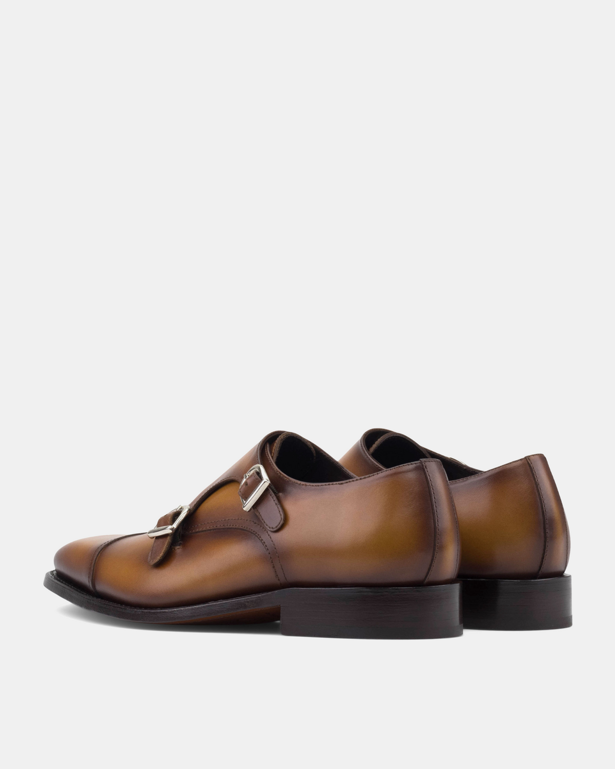 Francis Tobacco Double Monk Strap - 722
