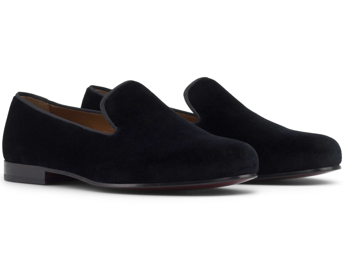 Velvet Slipper Black