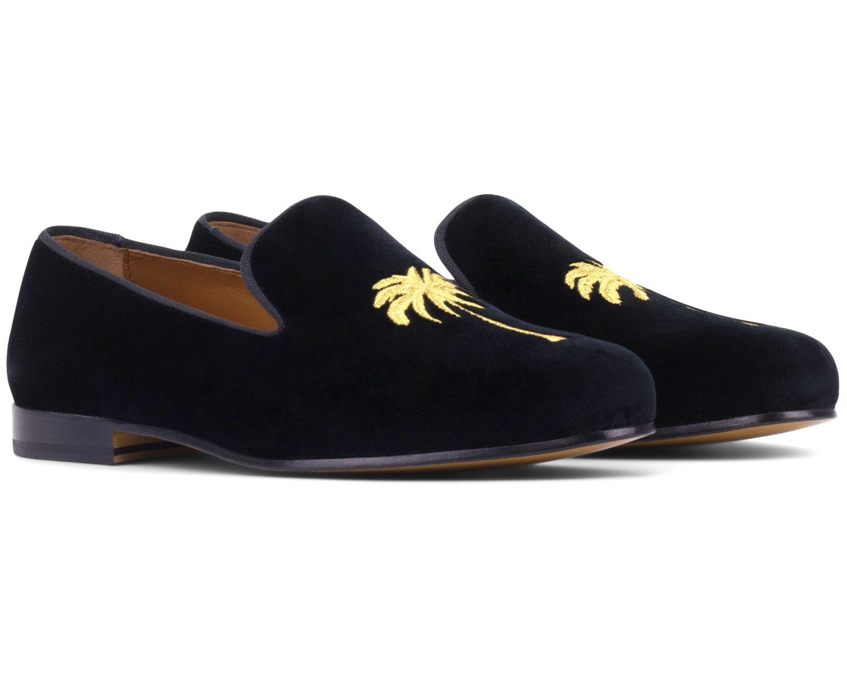 Velvet Slipper Black Palms