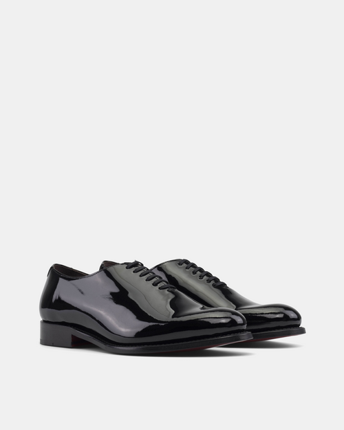 Vincent Black Patent Wholecut - 675