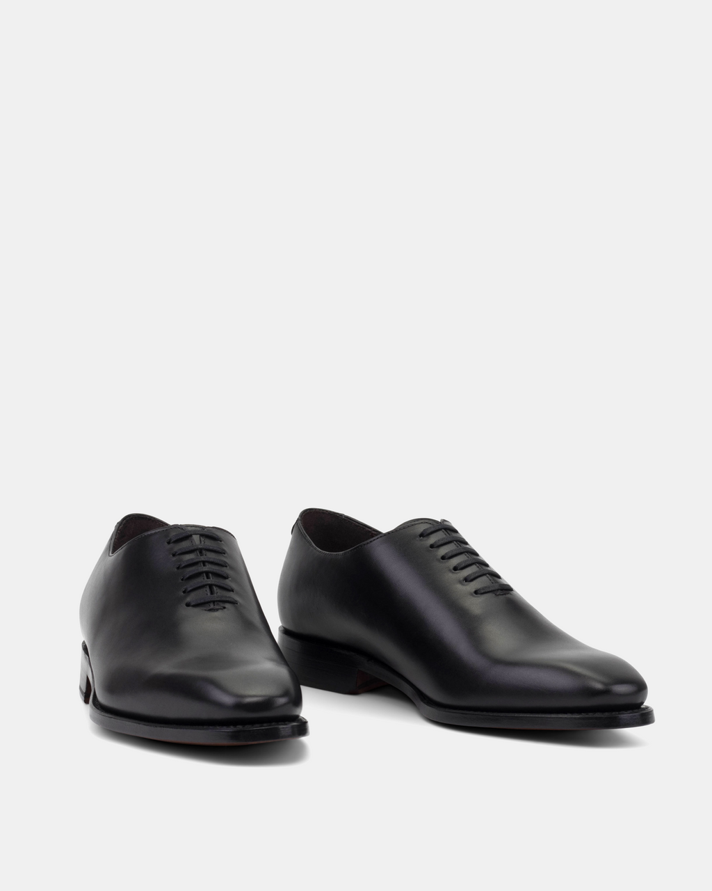 [SALE] - Vincent Black Calf in 722 with Half-Rubber Soles