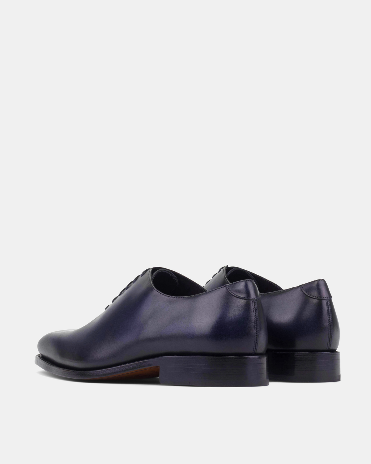 Vincent Navy Wholecut with Half-Rubber Soles - 722
