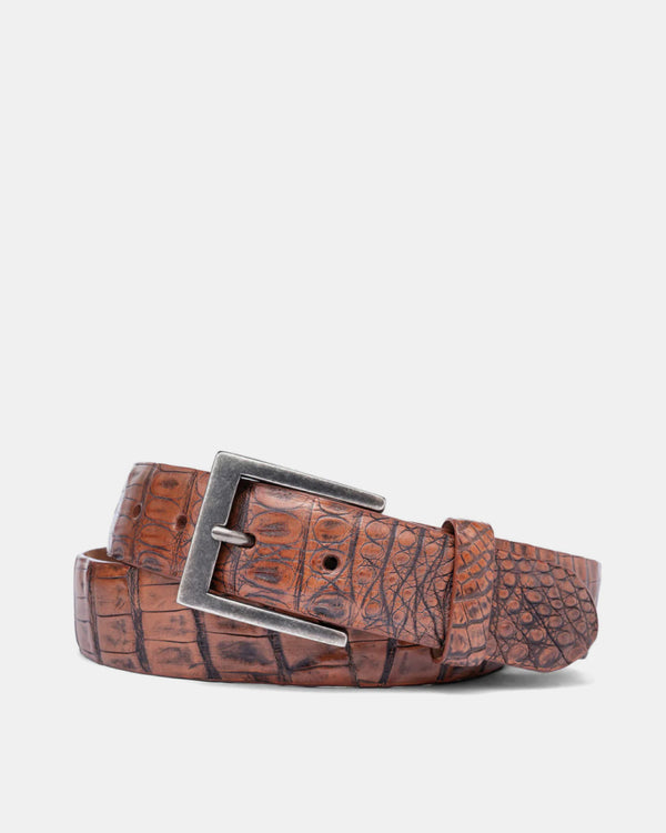 VintageCrocodileBeltinAntiqueH