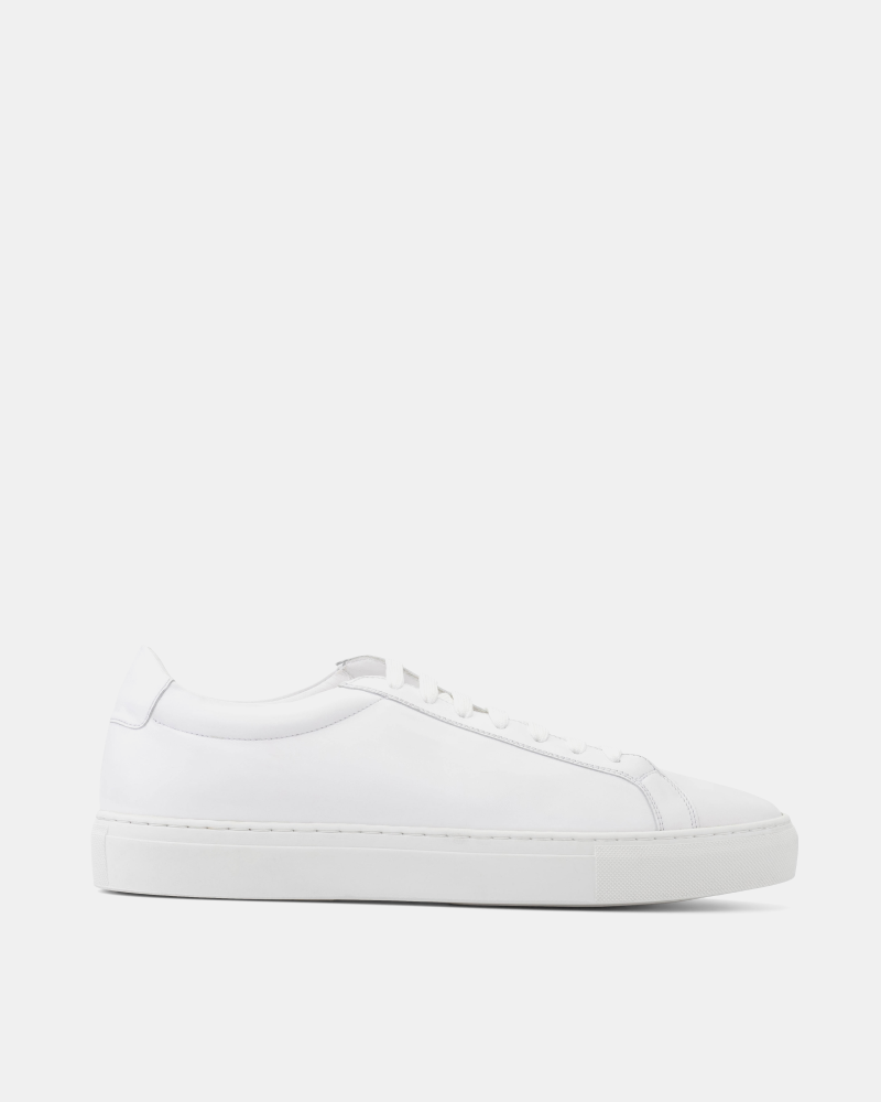 White Low Kick Dress Sneaker