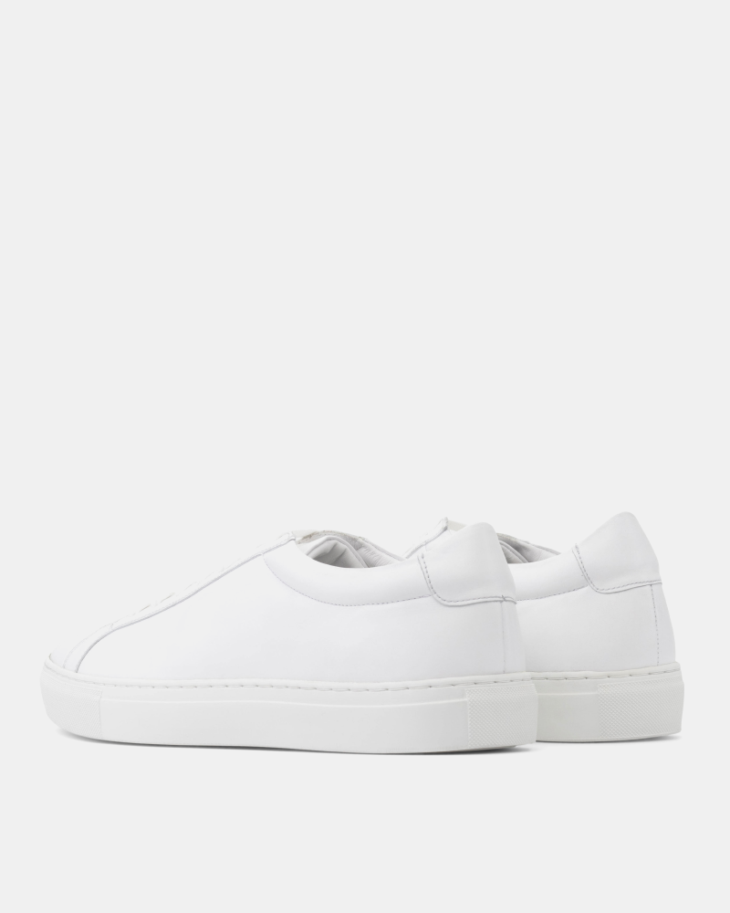 White Low Kick Dress Sneaker
