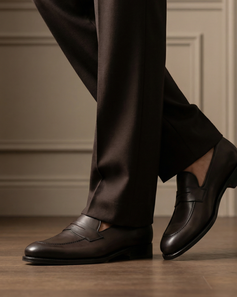 Smith Dark Brown Penny Loafer - 675