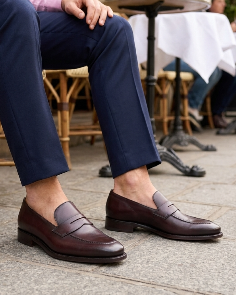 Smith Oxblood Penny Loafer - 722