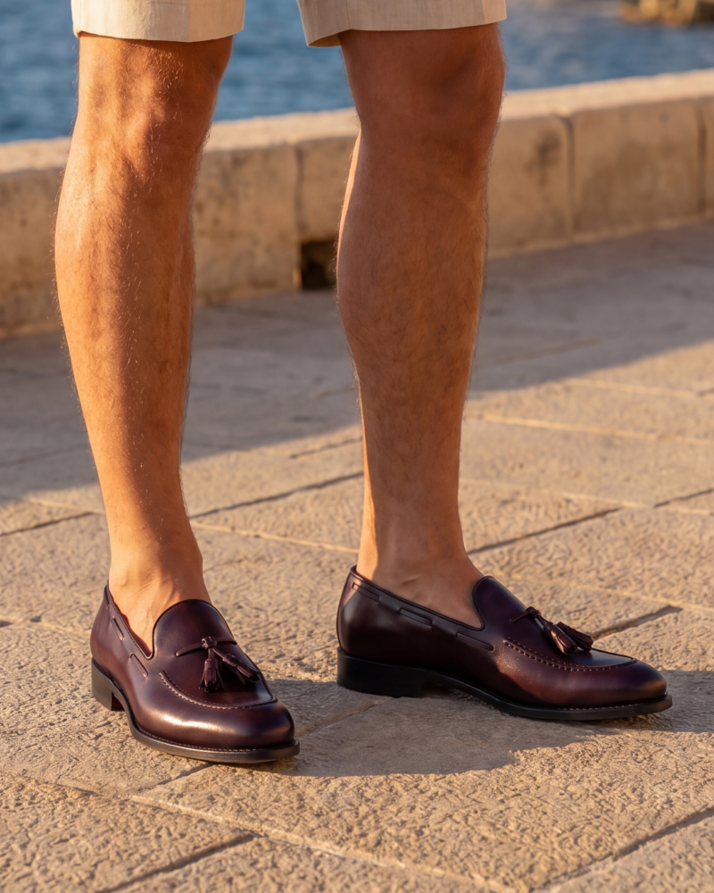Thomas Oxblood Tassel Loafer - 675