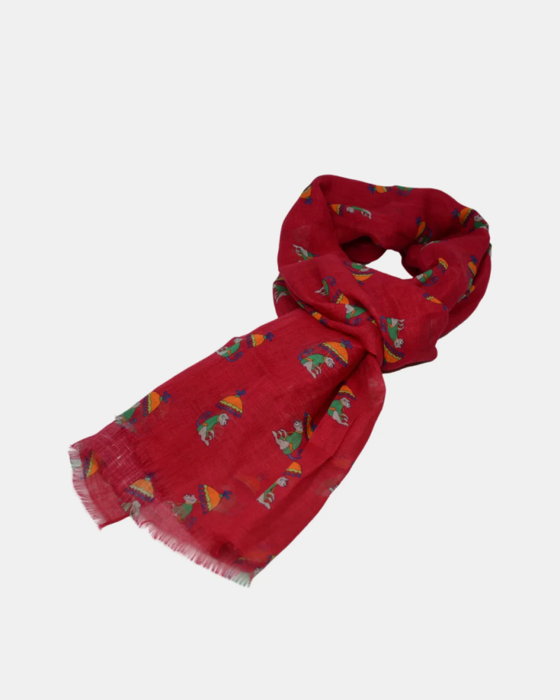 Calabrese 1924 Scarf Red Parasol Cobbler Union
