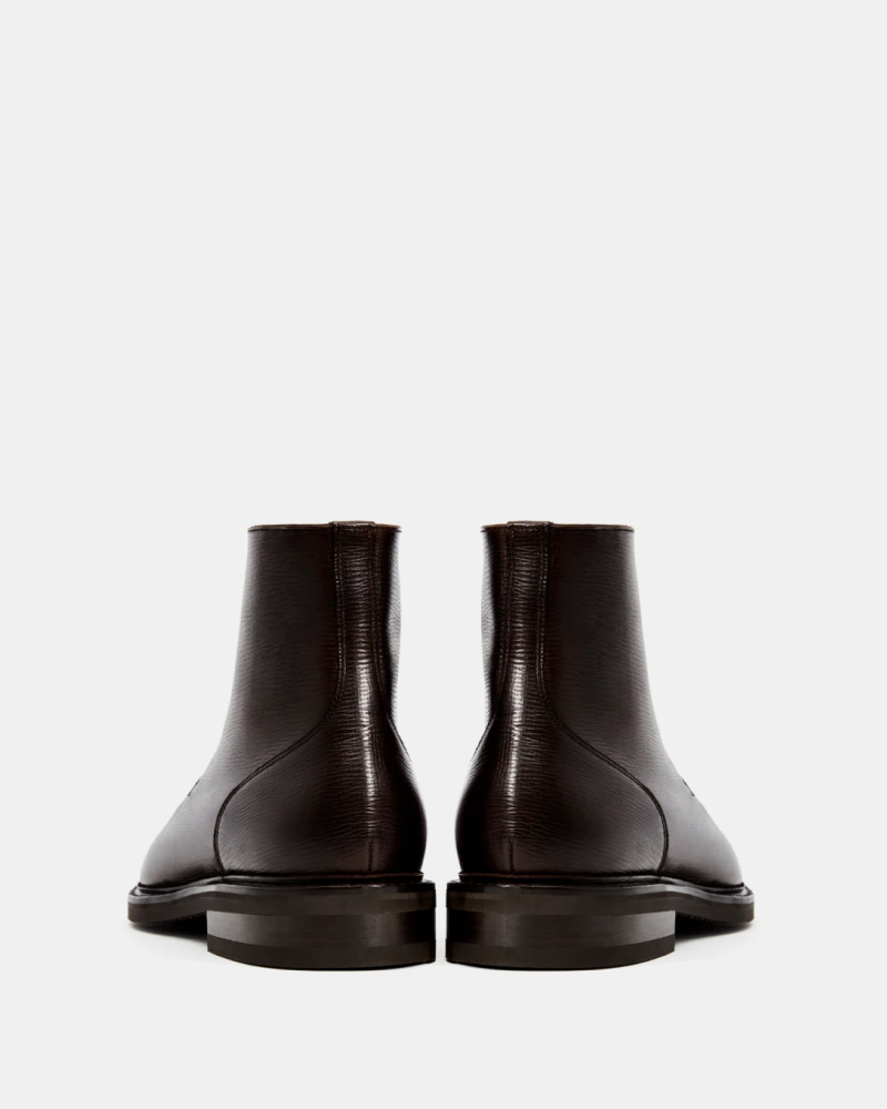 Black Alcazar Cap Toe Boot