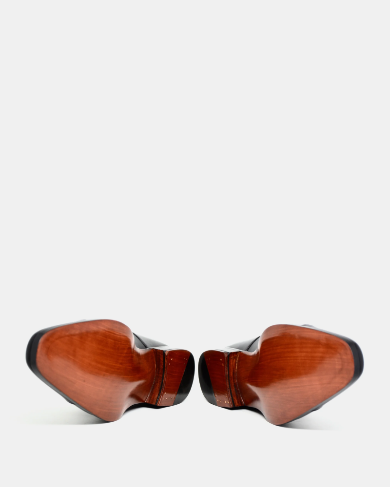 [SALE] - Black Double Monk Strap Dress Shoe - Louvre